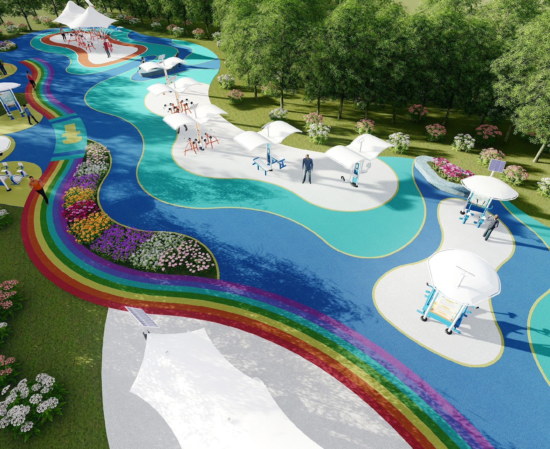 体育公园配置方案3(图4) 体育公园配置方案3(图4)