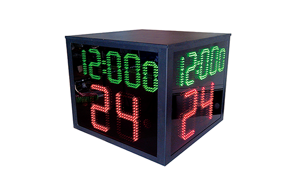 四面 24 秒计时器